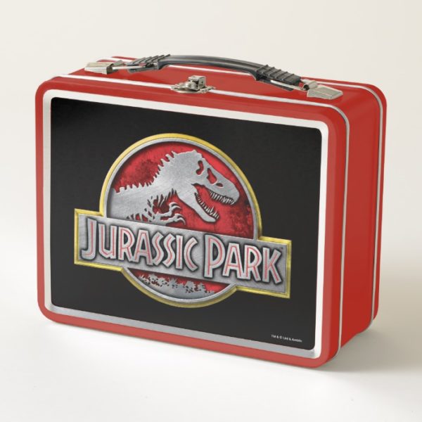 Jurassic Park | Metal Logo Metal Lunch Box