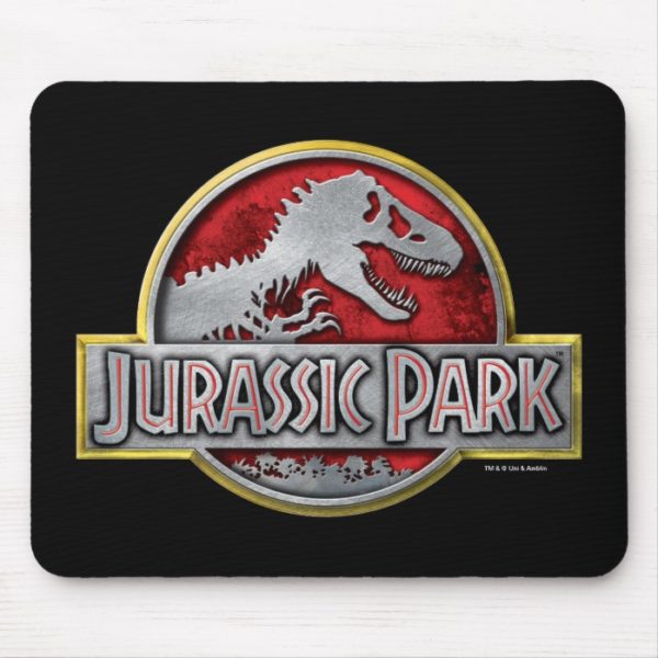 Jurassic Park | Metal Logo Mouse Pad