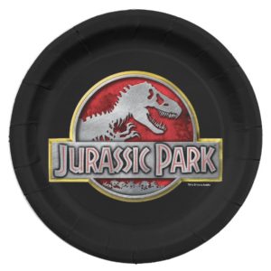 Jurassic Park | Metal Logo Paper Plate