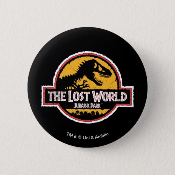 Jurassic Park The Lost World Logo Button