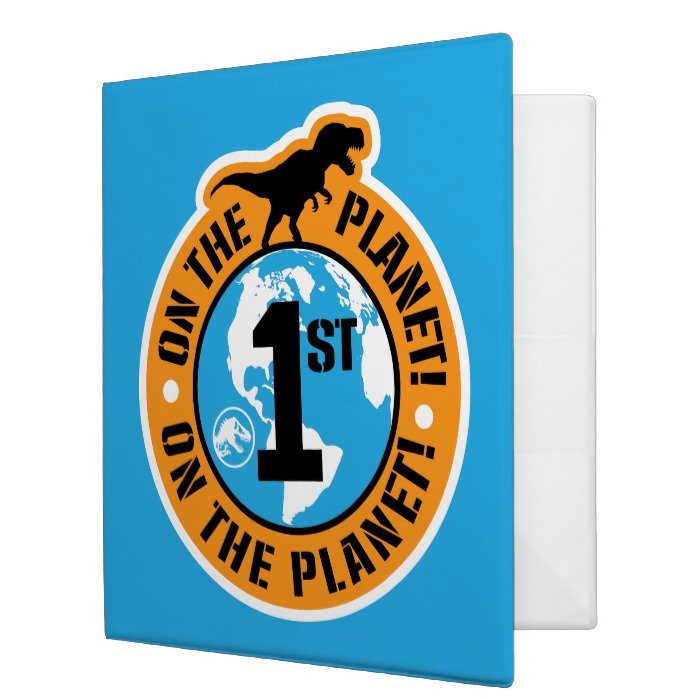 Jurassic World | 1st on the Planet 3 Ring Binder