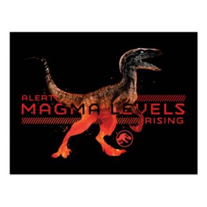 Jurassic World | Alert Magma Levels Rising Postcard