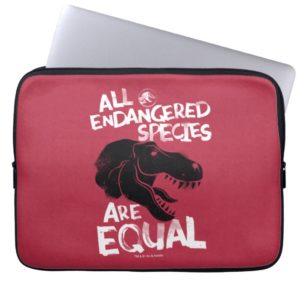 Jurassic World | All Endangered Species are Equal Computer Sleeve