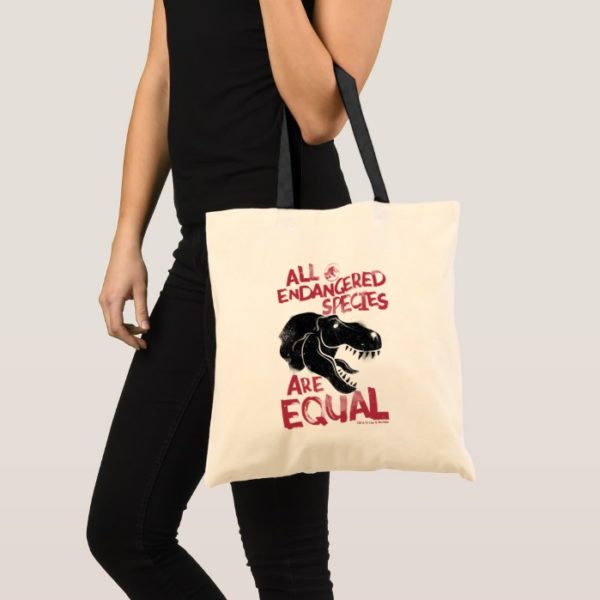 Jurassic World | All Endangered Species are Equal Tote Bag