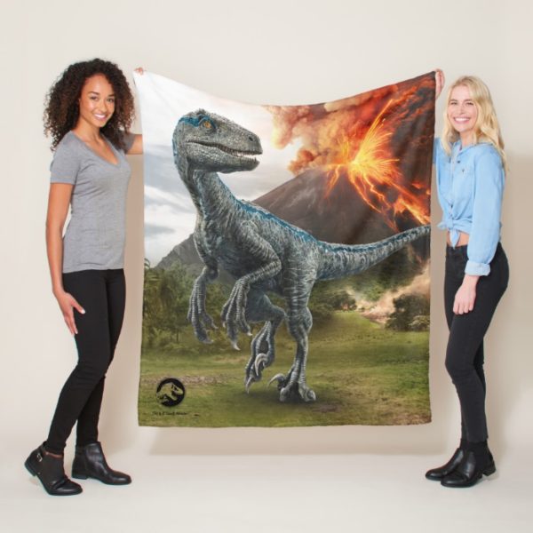 Jurassic World | Blue Fleece Blanket
