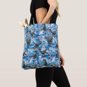 Jurassic World | Blue Pattern Tote Bag