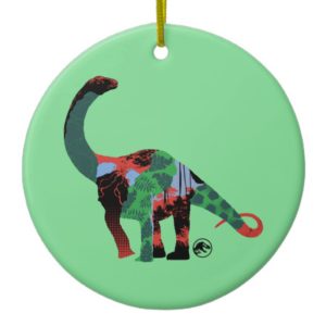 Jurassic World | Colorful Apatosaurus Ceramic Ornament