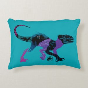 Jurassic World | Colorful Indoraptor Accent Pillow