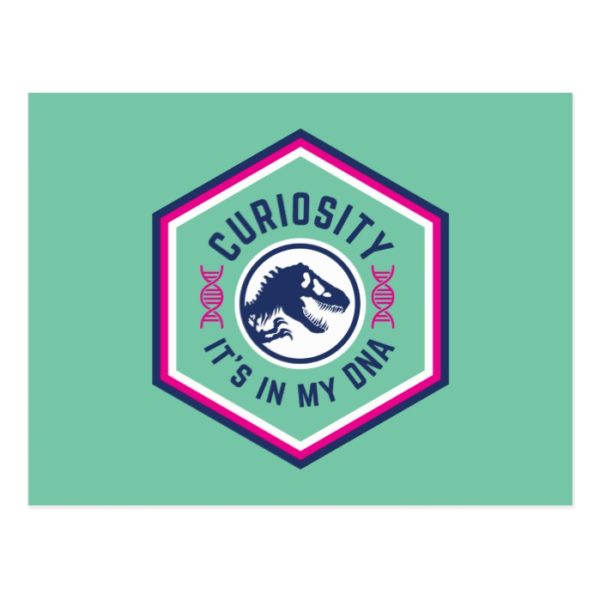 Jurassic World | Curiosity, It's in my DNA Postcard