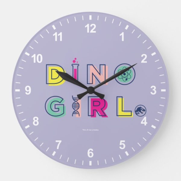 Jurassic World | Dino Girl Large Clock