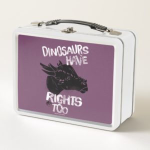 Jurassic World | Dinosaurs Have Rights Too Metal Lunch Box