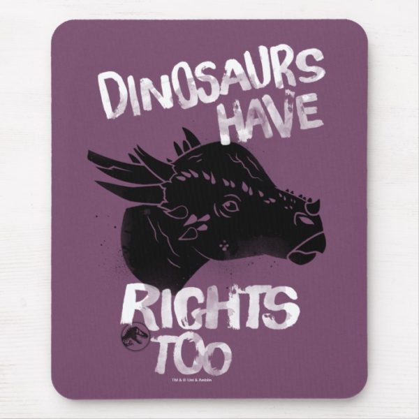 Jurassic World | Dinosaurs Have Rights Too Mouse Pad