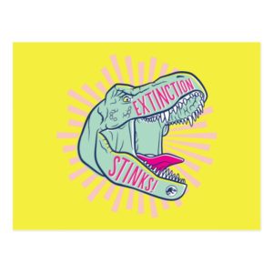 Jurassic World | Extinction Stinks Postcard
