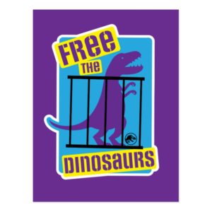 Jurassic World | Free the Dinosaurs Postcard