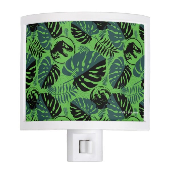 Jurassic World | Green & Black Jungle Pattern Night Light
