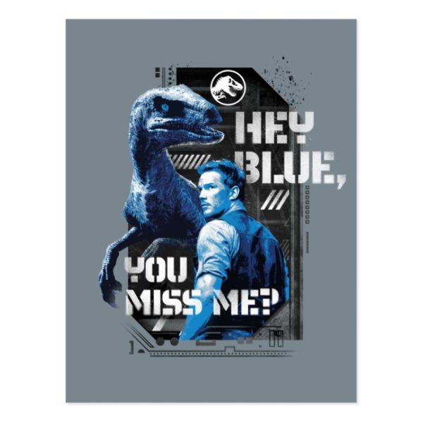 Jurassic World | Hey Blue, You Miss Me? Postcard