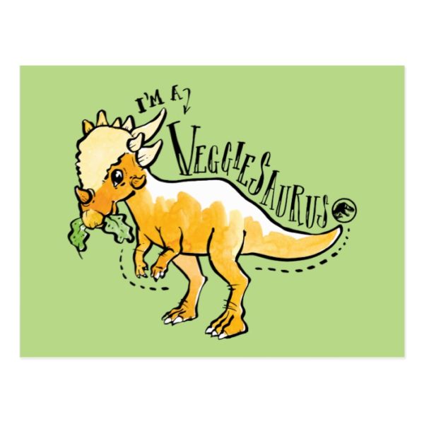 Jurassic World | I'm a Veggiesaurus Postcard