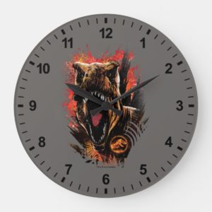 Jurassic World | Instinct to Hunt Large Clock