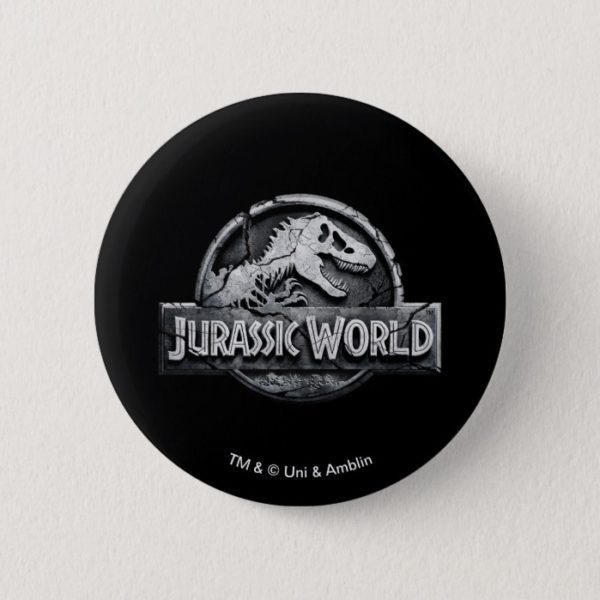 Jurassic World Logo Button