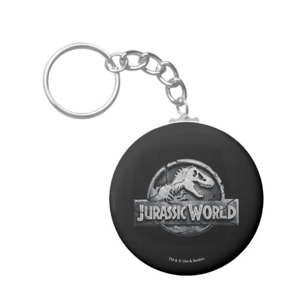Jurassic World Logo Keychain
