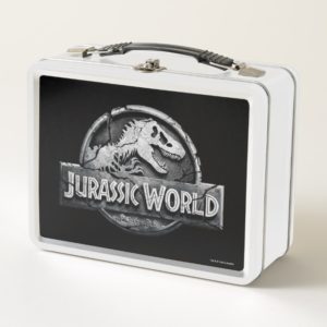 Jurassic World Logo Metal Lunch Box