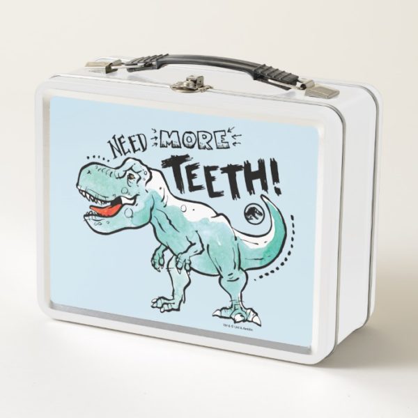 Jurassic World | Need More Teeth Metal Lunch Box