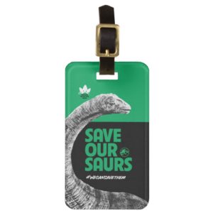 Jurassic World | Save Our Saurs Bag Tag
