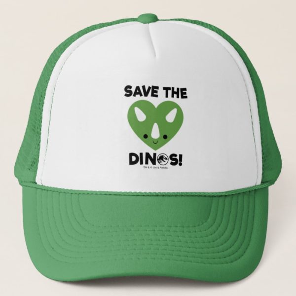 Jurassic World | Save the Dinos - Green Heart Trucker Hat