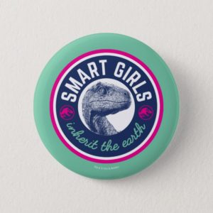 Jurassic World | Smart Girls Inherit the Earth Button