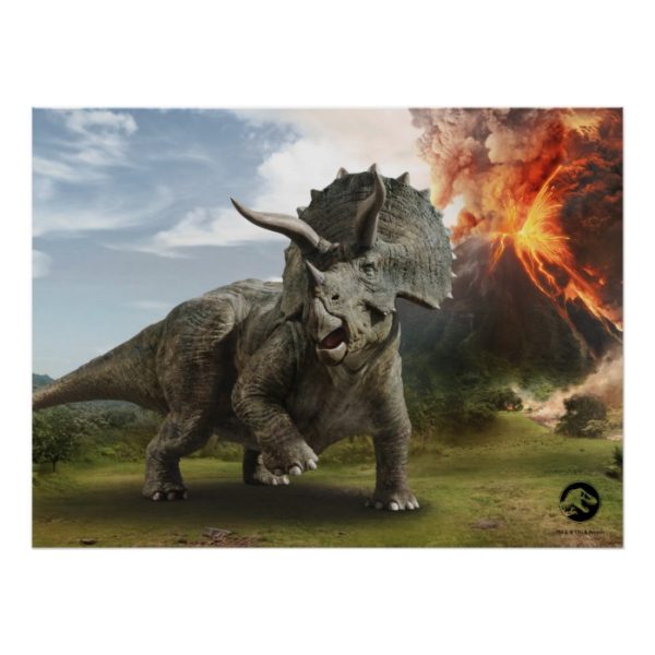Jurassic World | Triceratops Poster