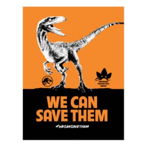 Jurassic World | We Can Save Them Postcard