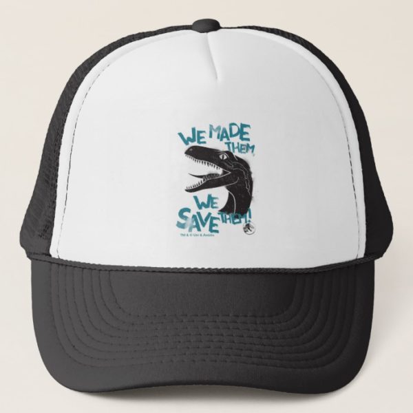Jurassic World | We Made them, We Save Them Trucker Hat