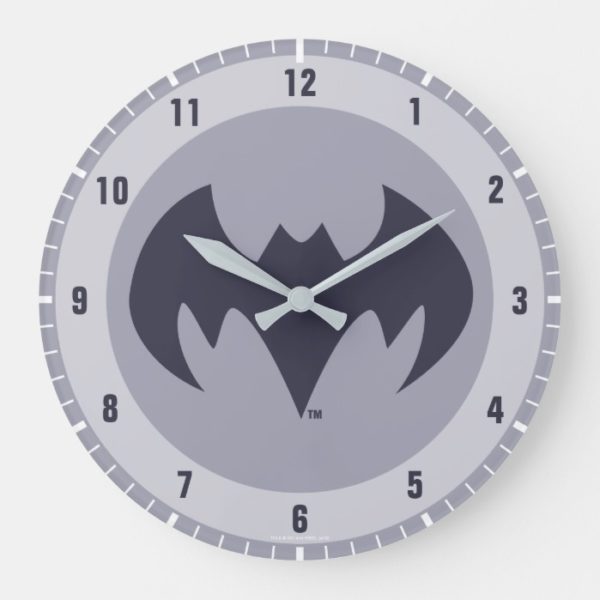 Justice League Action | Batman Bat Logo Large Clock