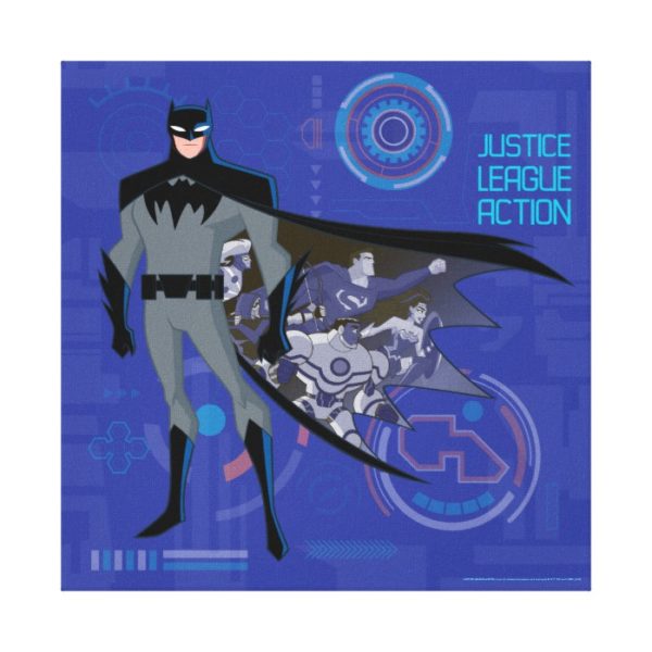 Justice League Action | Batman High Tech Graphic Canvas Print