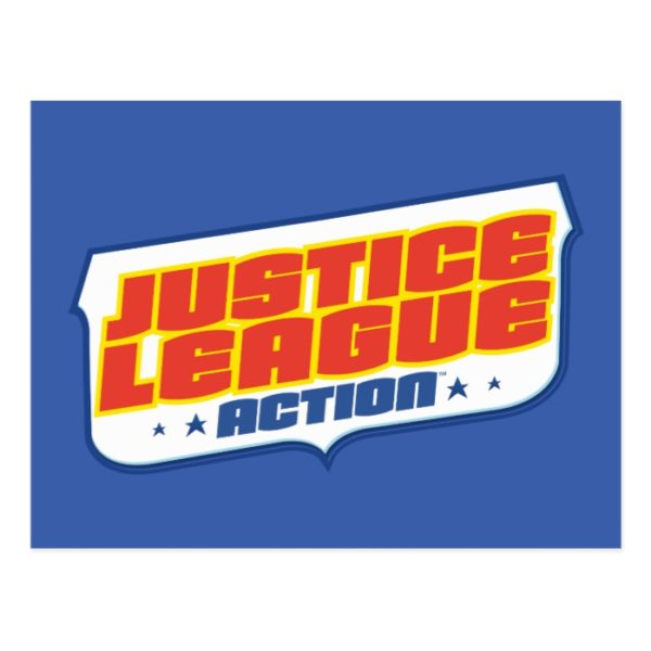 Justice League Action | Color Logo Postcard