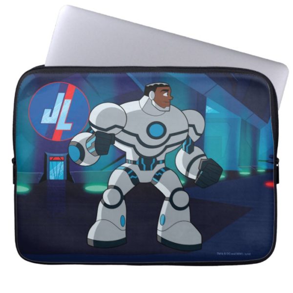 Justice League Action | Cyborg Character Art Computer Sleeve