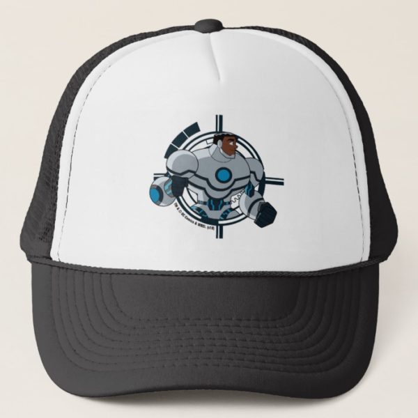 Justice League Action | Cyborg Character Art Trucker Hat
