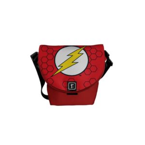Justice League Action | Flash Lightning Bolt Logo Courier Bag