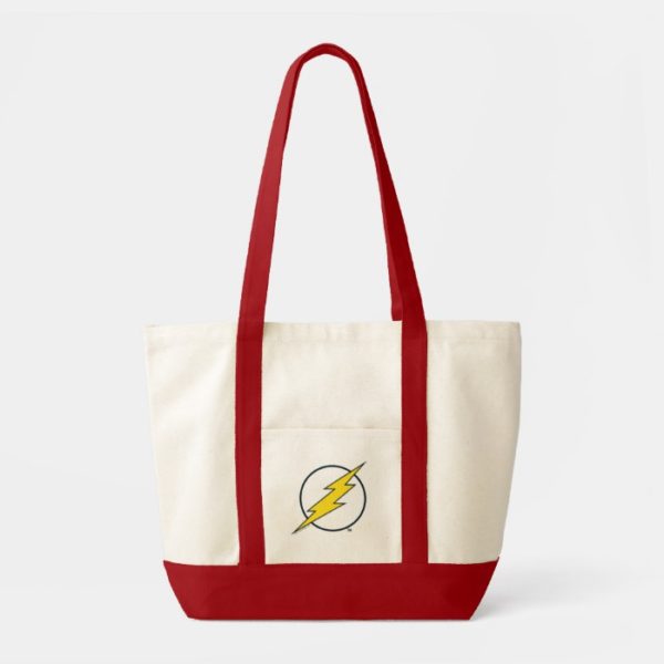 Justice League Action | Flash Lightning Bolt Logo Tote Bag