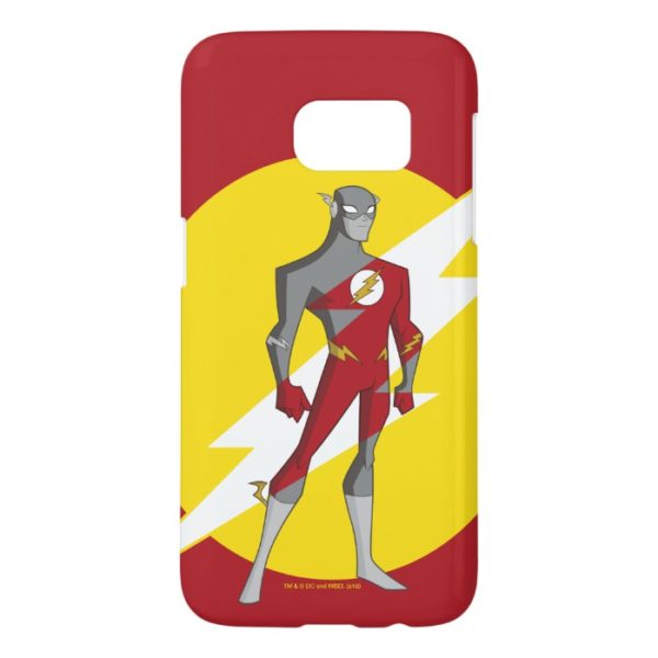 Justice League Action | Flash Over Lightning Bolt Samsung Galaxy S7 Case