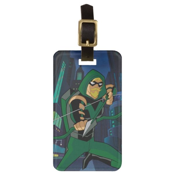 Justice League Action | Green Arrow Character Art Bag Tag