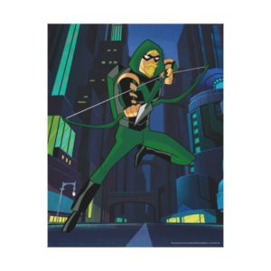 Justice League Action | Green Arrow Character Art Canvas Print