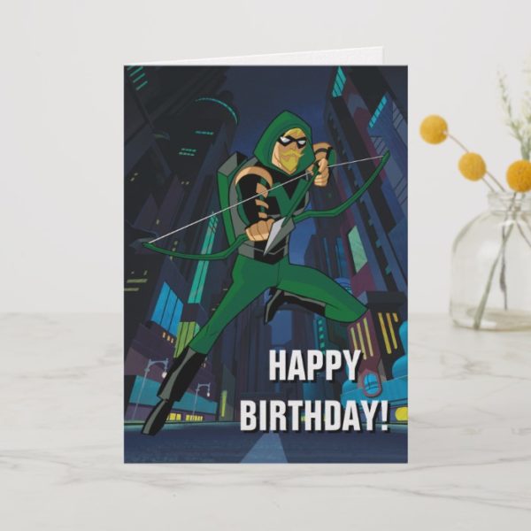 Justice League Action | Green Arrow Character Art Card