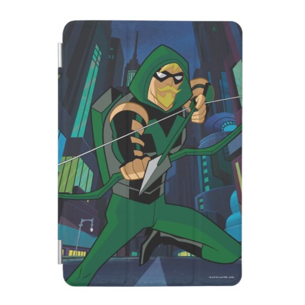 Justice League Action | Green Arrow Character Art iPad Mini Cover
