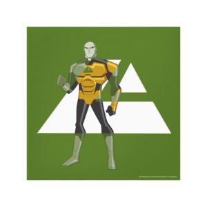 Justice League Action | Lex Luthor & Lexcorp Logo Canvas Print