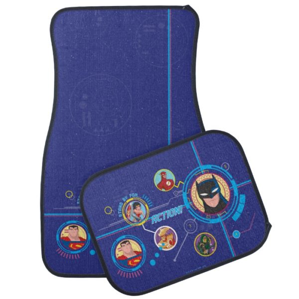 Justice League Action | Stand By For Action Car Floor Mat
