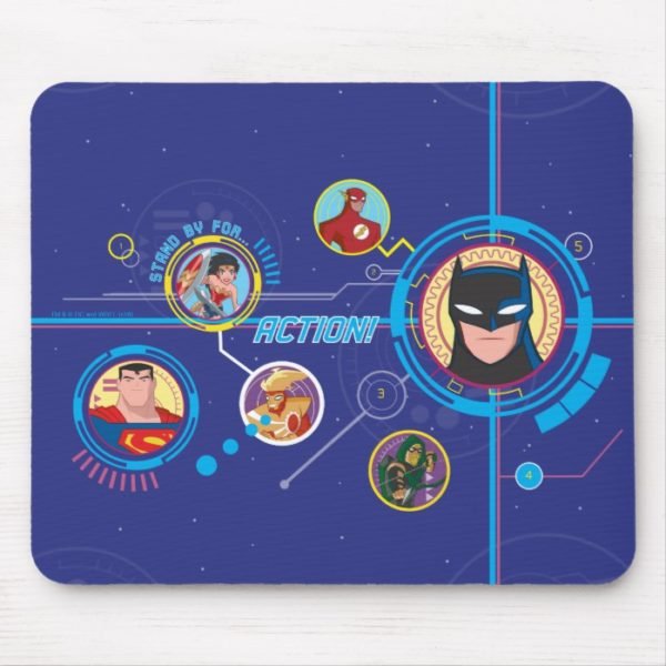 Justice League Action | Stand By For Action Mouse Pad