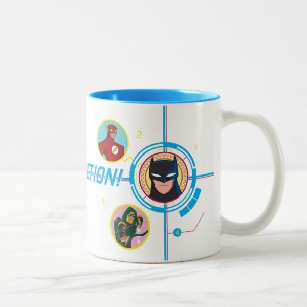 Justice League Action | Stand By For Action Two-Tone Coffee Mug
