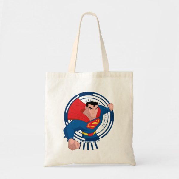 Justice League Action | Superman Character Art Tote Bag