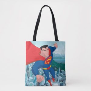 Justice League Action | Superman Character Art Tote Bag